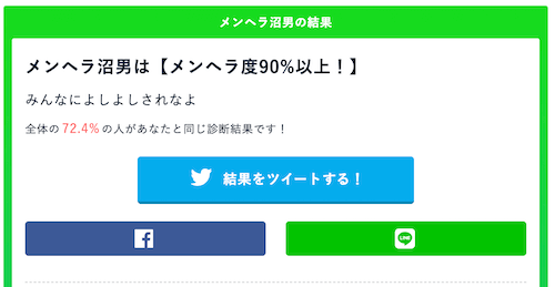 あなたのメンヘラ度クイズ2